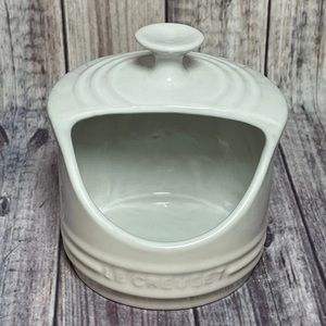 Le Creuset Meringue Salt Crock/ Sponge Holder
